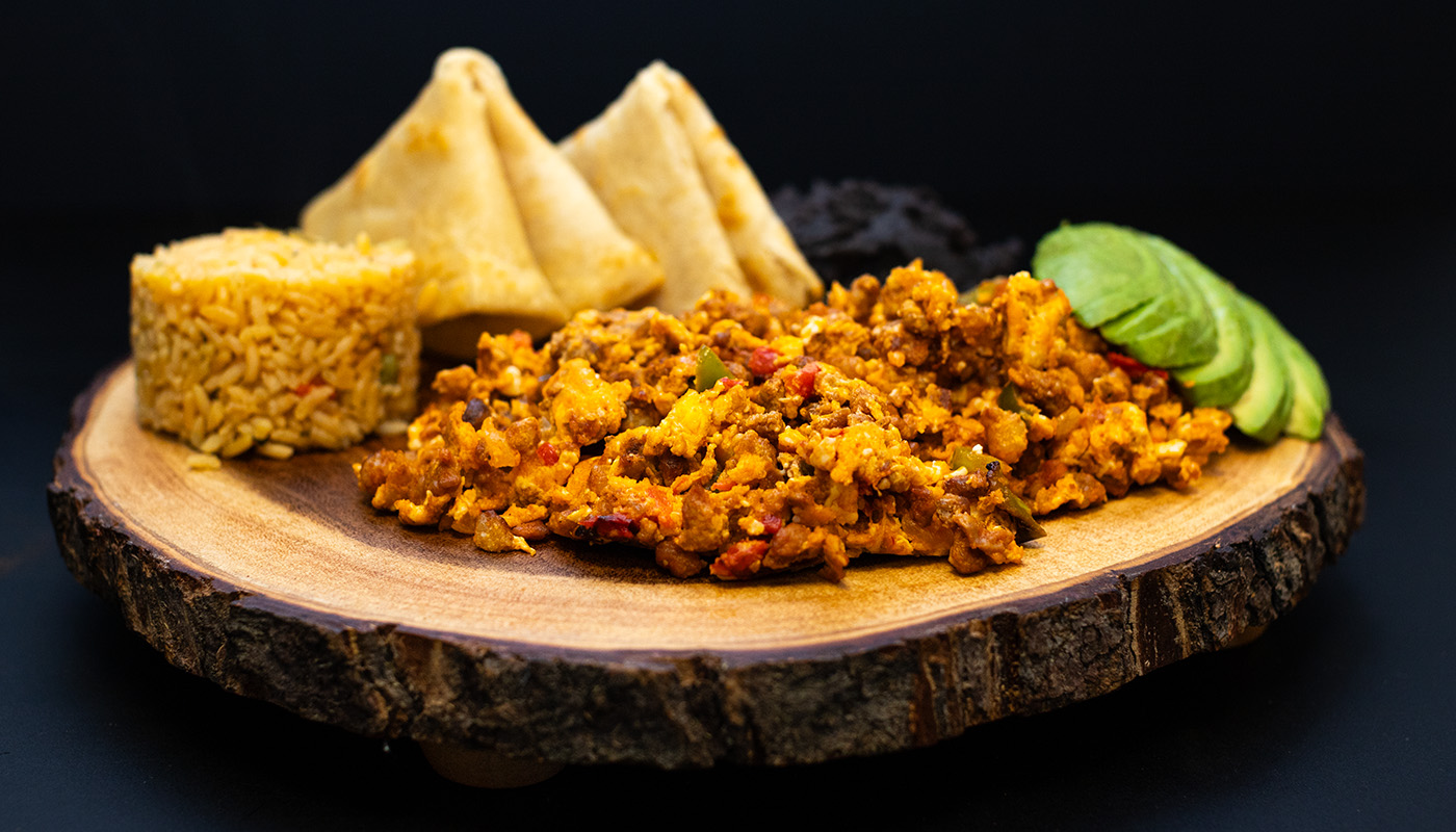 Huevos rancheros plate